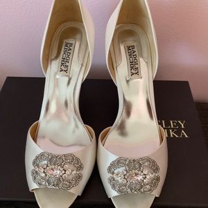 Badgley Mischka wedding shoes